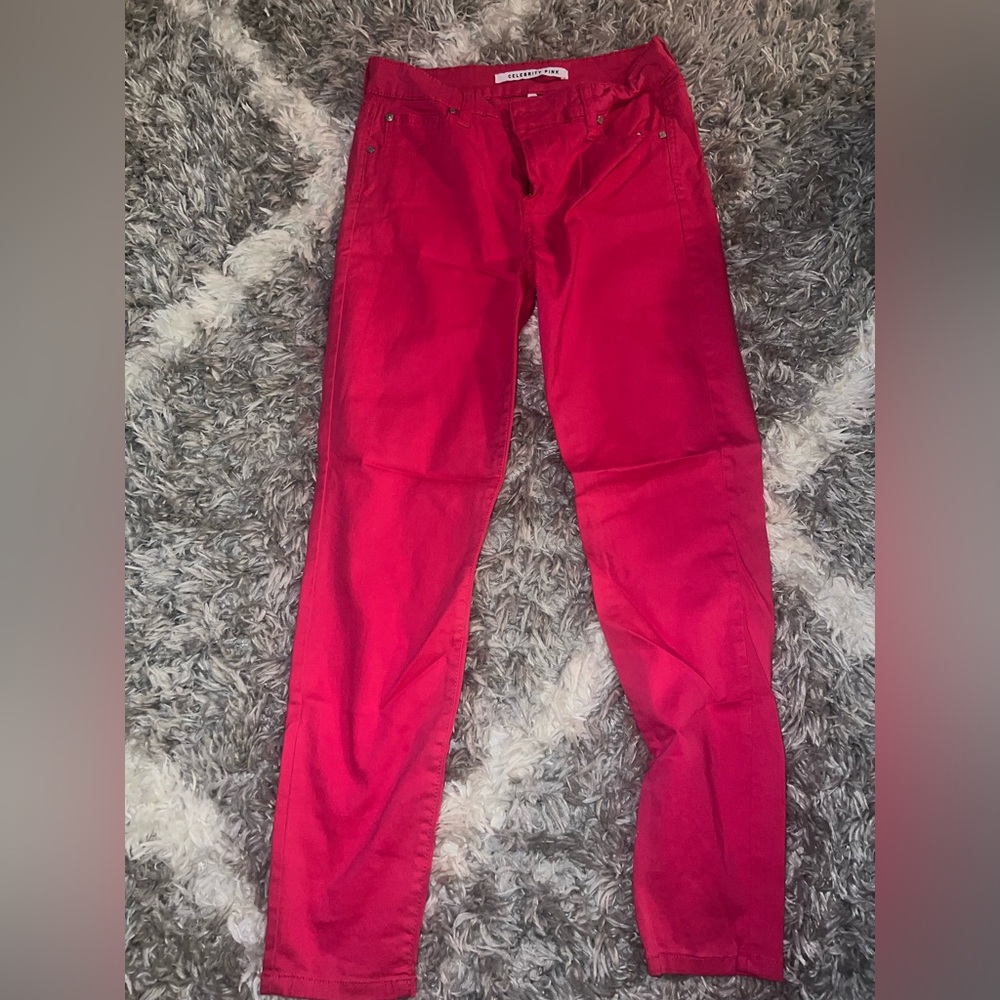 Vibrant Red Pants